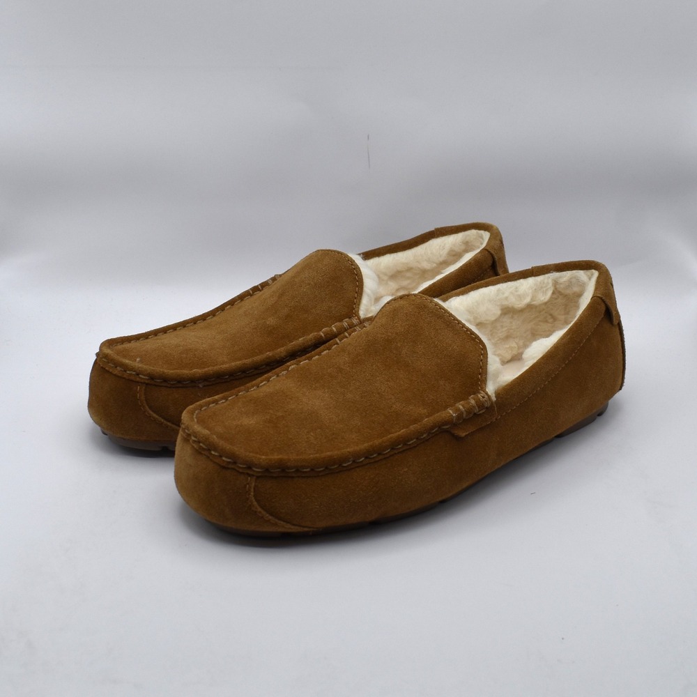 Koolaburra by UGG Mens Tipton Moccasin Slippers Shoes Chestnut Size 9 1105893